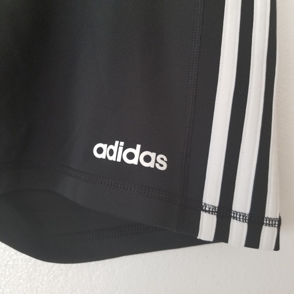 Adidas 3 Stripe Climalite Compression Shorts Black - Picture 3 of 8